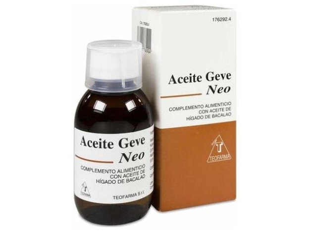 Aceite Geve Neo Hígado De Bacalao, 150 Ml