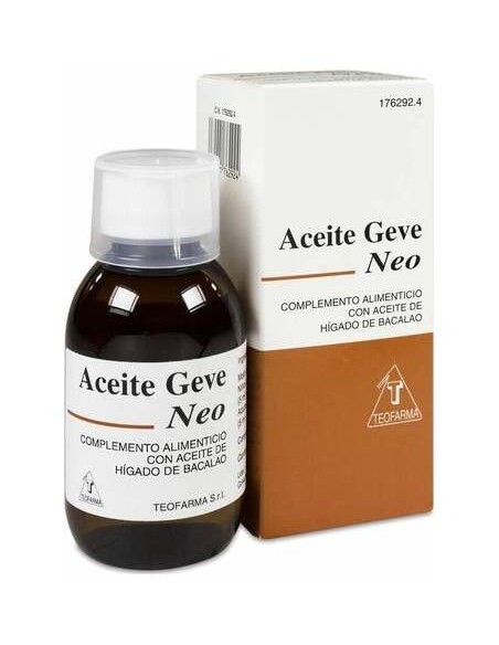Aceite Geve Neo Hígado De Bacalao, 150 Ml