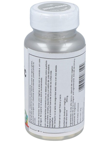 Solaray Alpha Lipoic Acid 250Mg 60Cáps