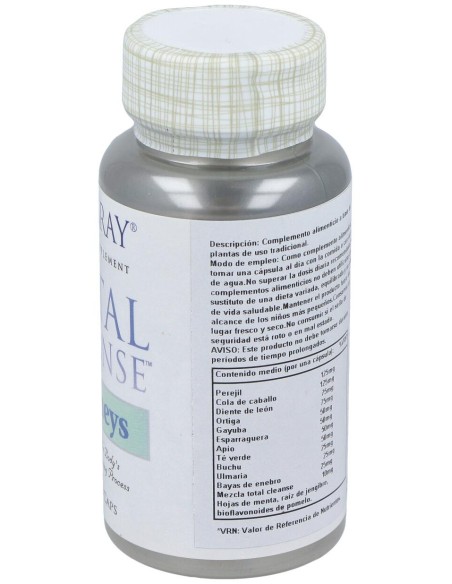 Solaray Total Cleanse Kidneys 60Cáps