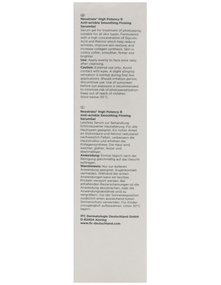 Neostrata Resurface Alta Potencia R Serum Gel 50M
