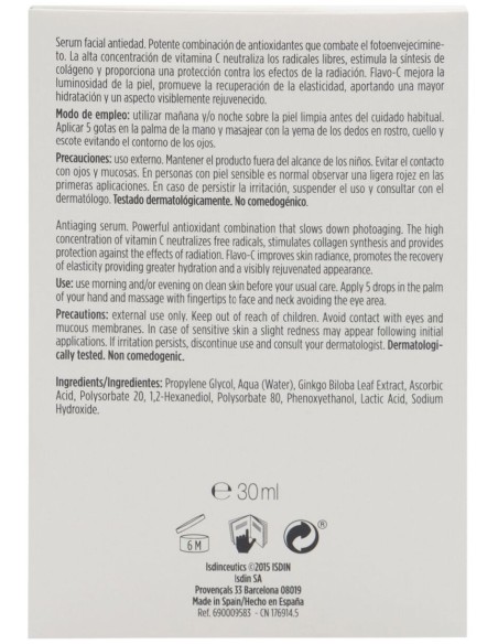 Isdin Isdinceutics Flavo-C Sérum 30Ml