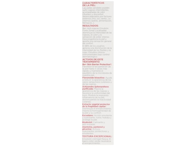 Be+ Anti-Rojeces Forte Zonas Localizadas, 30 Ml
