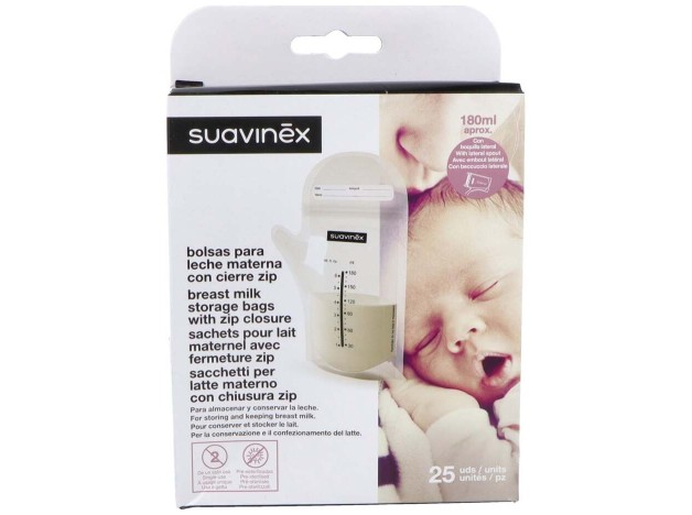Suavinex® Bolsas Almacenaje Leche Materna 25Uds