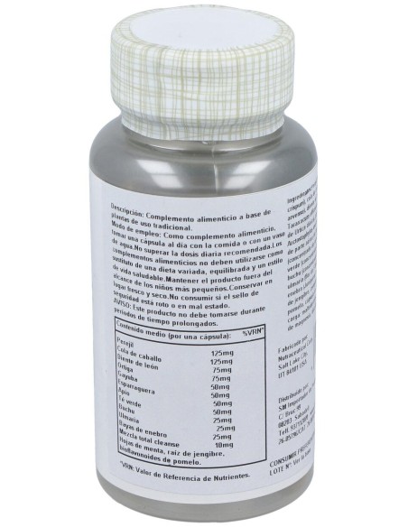Solaray Total Cleanse Kidneys 60Cáps