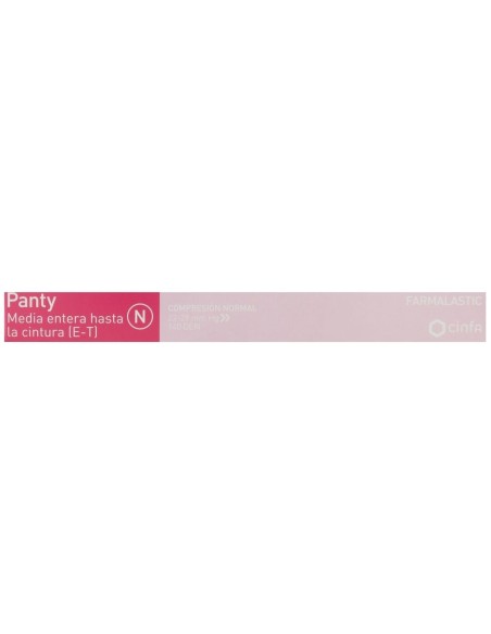 Farmalastic Panty-Media Hasta La Cintura (E-T) Compresión Normal T-Pequeña Negro