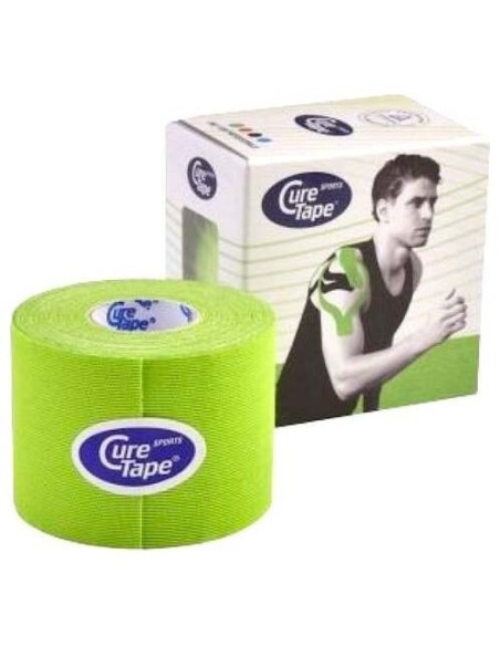 Cure Tape Sports Verde Vendaje Neuromusc(5Cm X 5M)