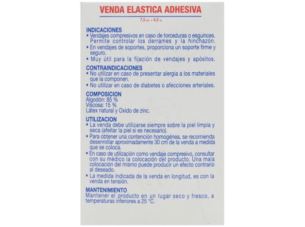 Farmalastic Venda Elástica Adhesiva 4,5 M X 7,5...
