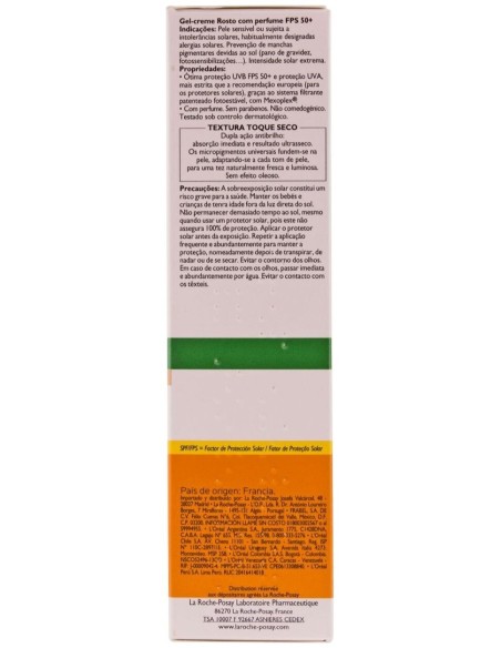 La Roche-Posay Anthelios Uvmune 400 Oil Control Gel-Crema Spf50+ Con Color 50Ml