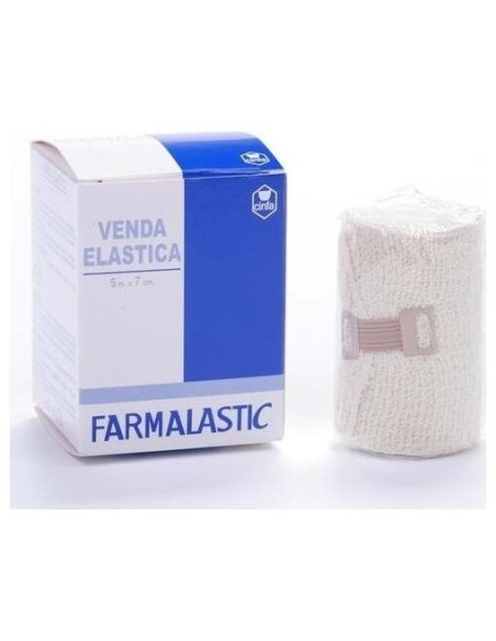 Farmalastic Venda Elástica Adhesiva 4,5 M X 7,5 Cm, 1 Ud
