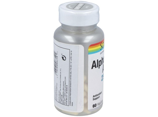 Solaray Alpha Lipoic Acid 250Mg 60Cáps