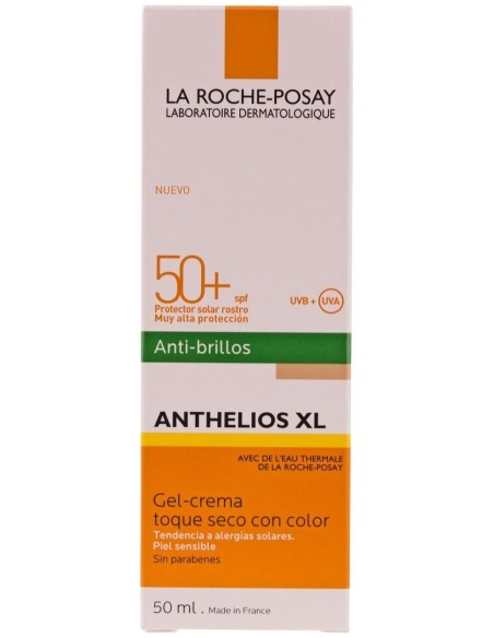 La Roche-Posay Anthelios Uvmune 400 Oil Control Gel-Crema Spf50+ Con Color 50Ml