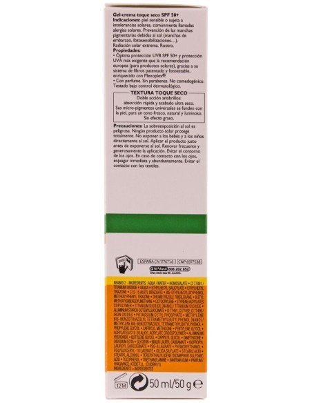 La Roche-Posay Anthelios Uvmune 400 Oil Control Gel-Crema Spf50+ Con Color 50Ml