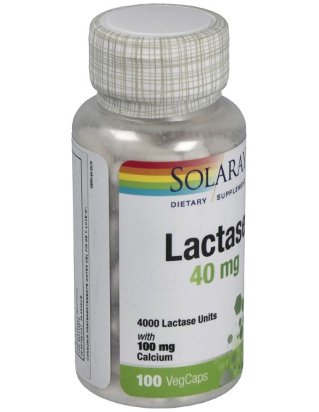 Solaray Lactase 40Mg 4000Fcc 100Caps