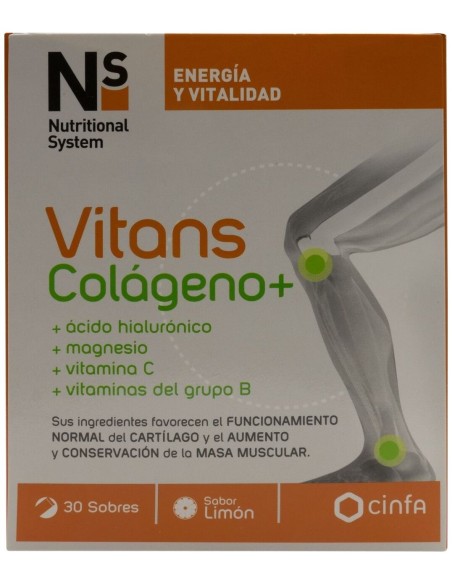 Ns Vitans Colageno+ Limon 30 Sobres