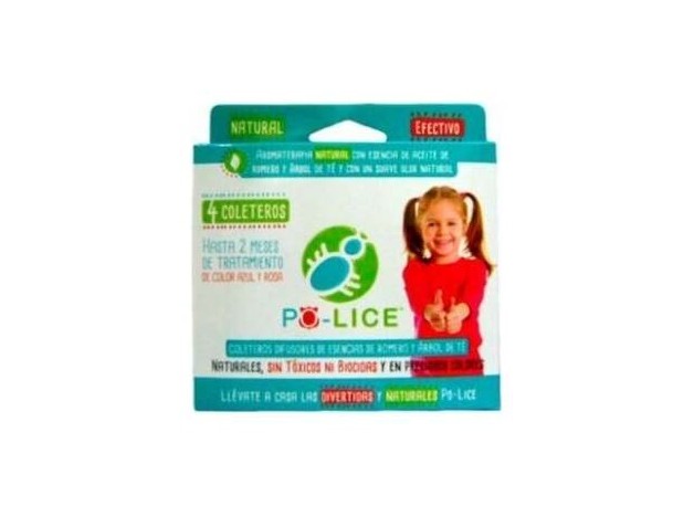 No Lice Coletero Anti-Piojos Rosa/Azul 4Ud.