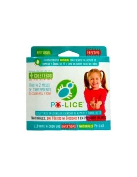 No Lice Coletero Anti-Piojos Rosa/Azul 4Ud.