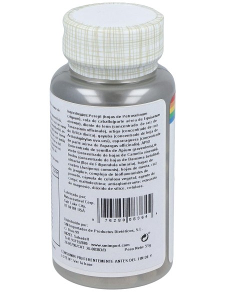Solaray Total Cleanse Kidneys 60Cáps