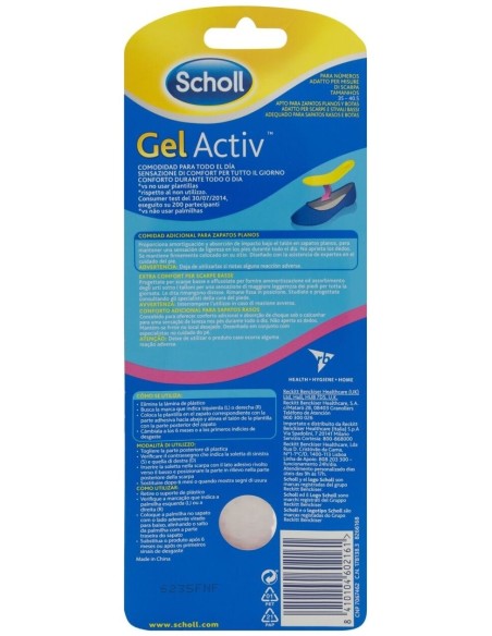 Scholl Gelactiv Zapato Plano, 1 Par