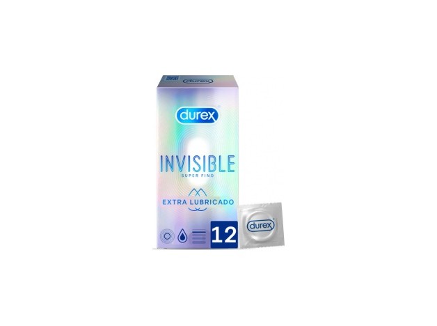 Durex Invisible Extra Lubricado Preservativos...