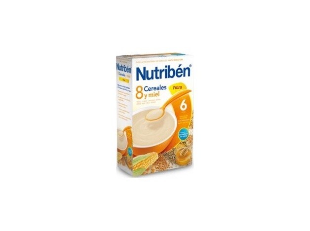 Nutribén 8 Cereales Y Miel Fibra, 600 G