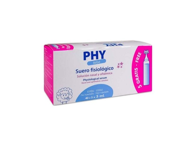 Suero Fisiologico Phy Bebe 40+5 Uds