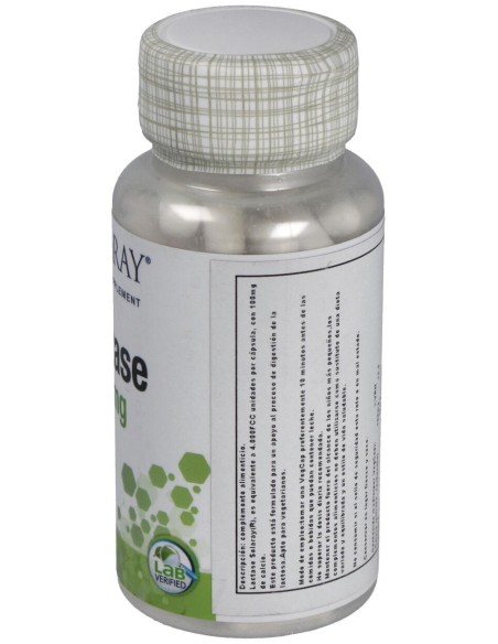 Solaray Lactase 40Mg 4000Fcc 100Caps