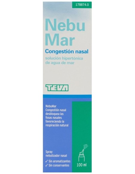 Nebumar Congestión Nasal Solución Salina 100Ml