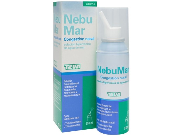 Nebumar Congestión Nasal Solución Salina 100Ml