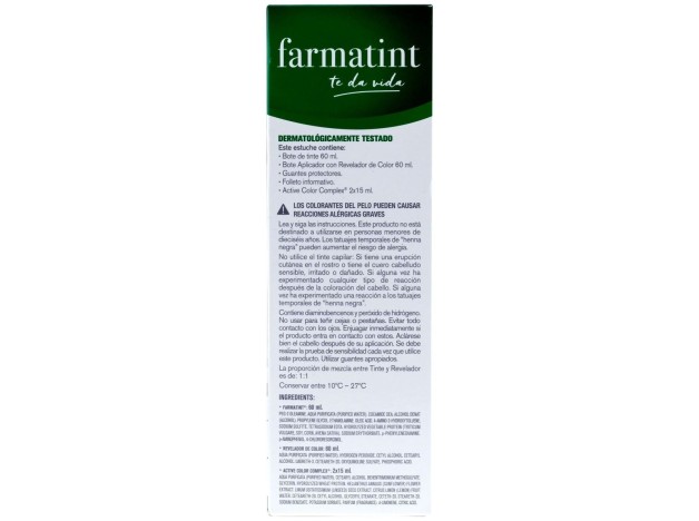 Farmatint Gel Coloración Permanente 5M-Castaño...