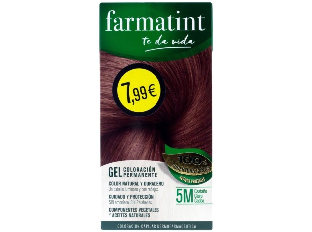 Farmatint Gel Coloración Permanente 5M-Castaño...