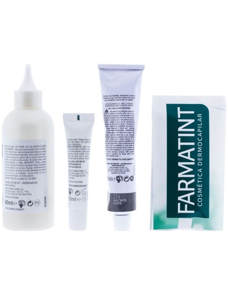 Farmatint Gel Coloración Permanente 8R-Rubio Claro Cobrizo 5 U