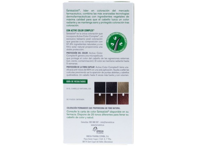 Farmatint Gel Coloración Permanente 5M-Castaño...