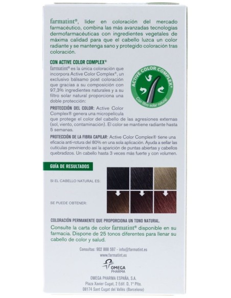 Farmatint Gel Coloración Permanente 5M-Castaño Claro Caoba 5 U
