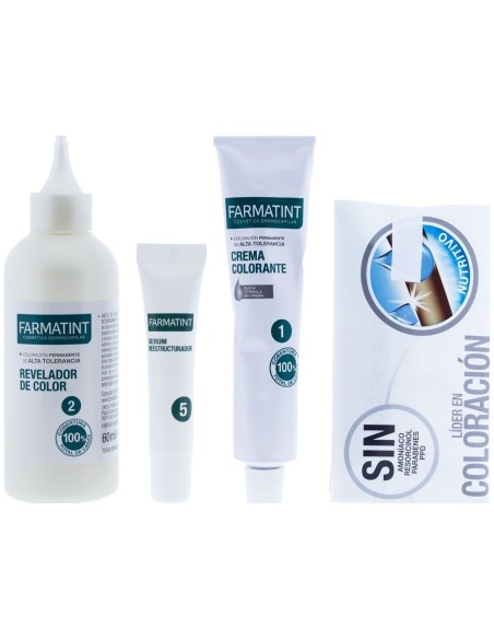 Farmatint Gel Coloración Permanente 8R-Rubio Claro Cobrizo 5 U