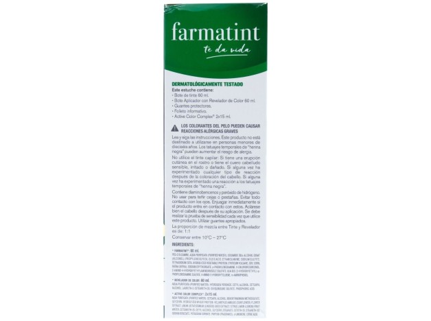 Farmatint Gel Coloración Permanente 3N-Castaño...