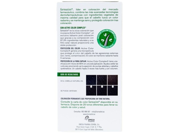 Farmatint Gel Coloración Permanente 4N-Castaño 5 U