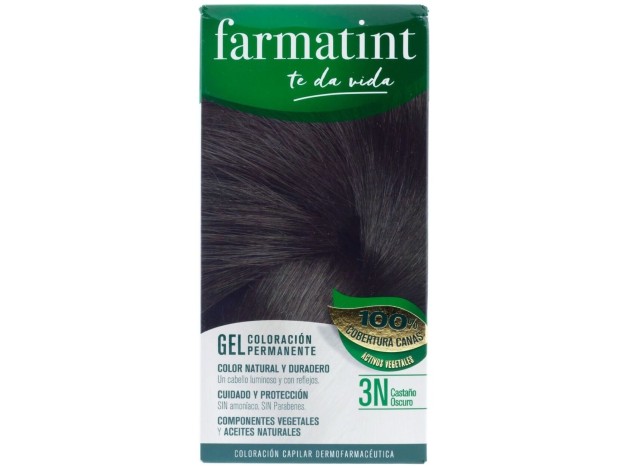 Farmatint Gel Coloración Permanente 3N-Castaño...