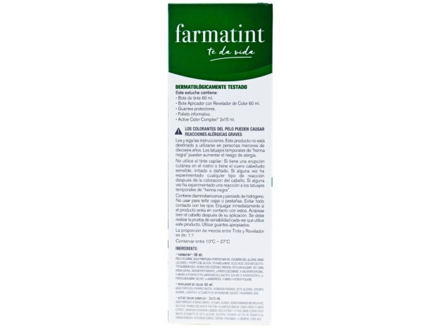 Farmatint Gel Coloración Permanente 4N-Castaño 5 U