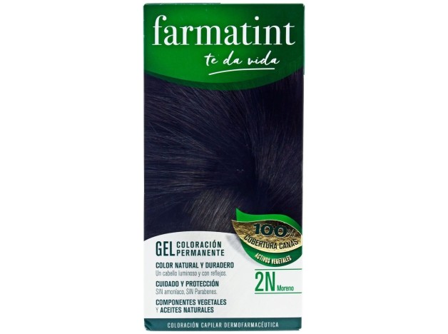 Farmatint Gel Coloración Permanente 2N-Moreno 5 U