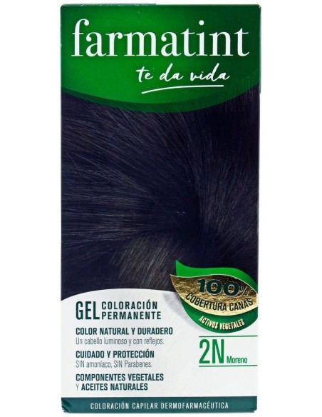 Farmatint Gel Coloración Permanente 2N-Moreno 5 U