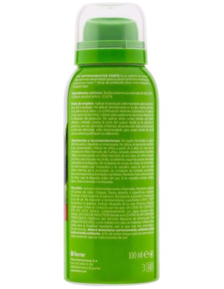 Otc Antimosquitos Forte Aerosol - Repelente De Mosquitos (100 Ml)