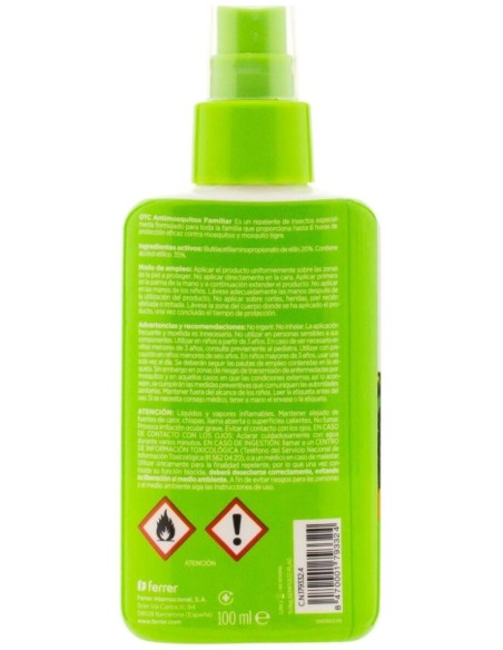 Otc Antimosquitos Familiar Spray - Repelente De Mosquitos (100 M