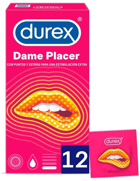 Durex Dame Placer Preservativos 12Uds
