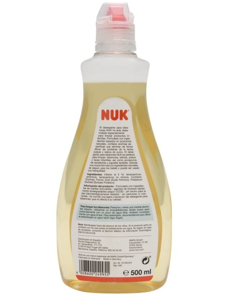 Nuk Detergente Para Biberones Y Tetinas 500Ml