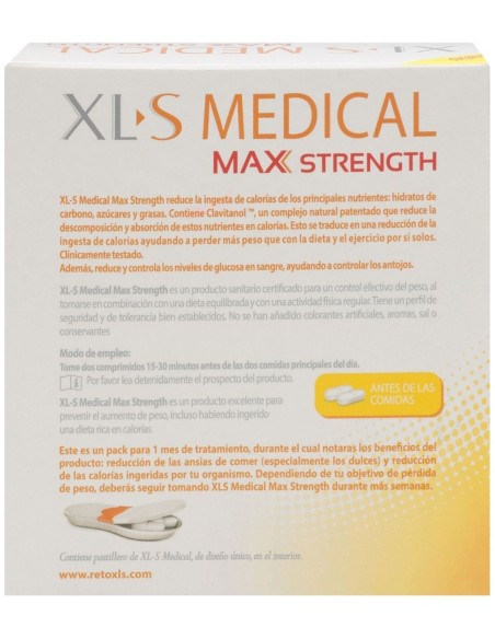 Xls Medical Max Strength Comprimidos, 120 Comprimidos