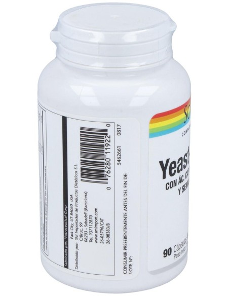 Solaray Yeast Cleanse 90Cáps
