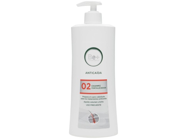 Be+ Anticaída Champú Fortalecedor, 500 Ml