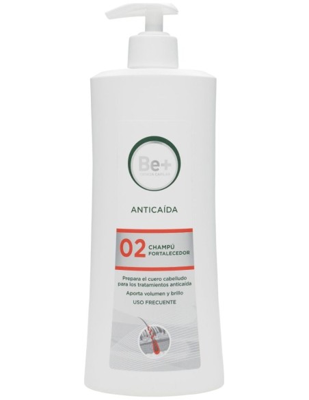 Be+ Anticaída Champú Fortalecedor, 500 Ml