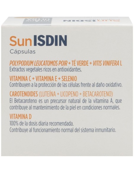 Isdin Sunisdin Oral, 30 Cápsulas